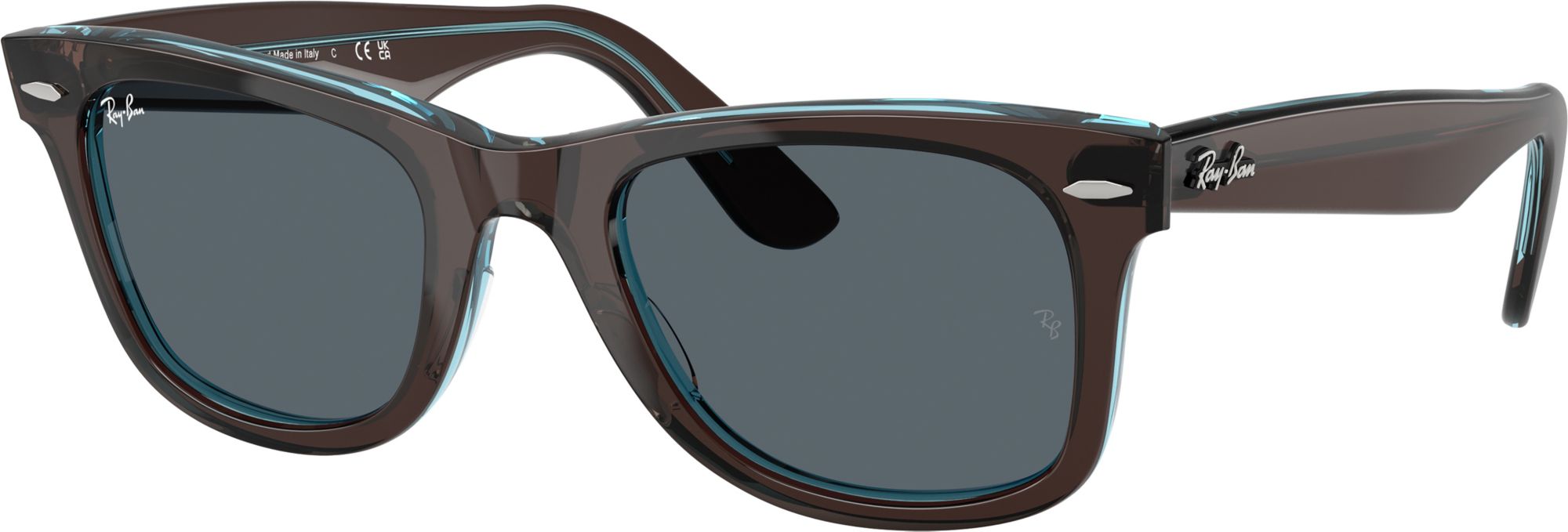 Brown On Transparent Blu/Blue