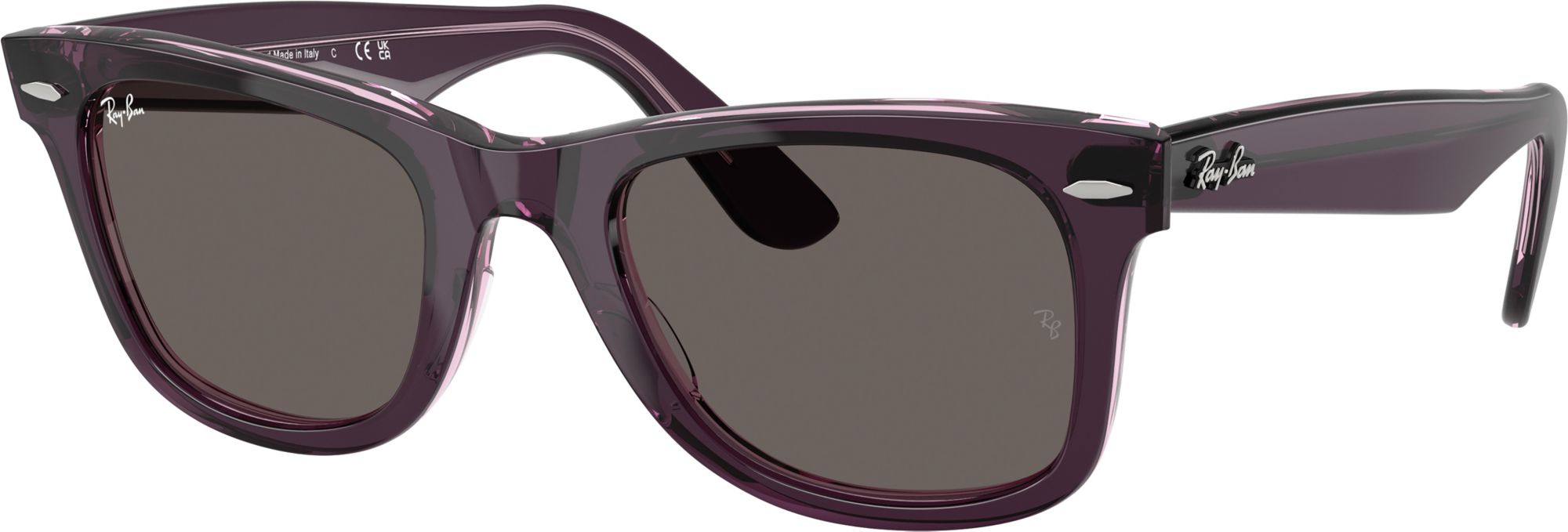 Violet On Transparent Pink/Dark Grey