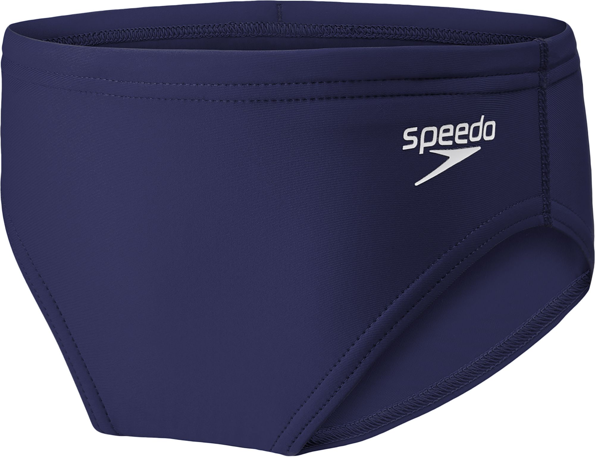 Speedo Boys' Lined Solid Swim Brief