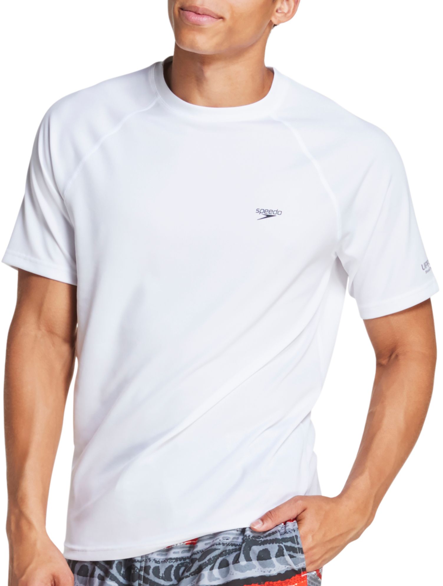 Speedo Men's Graphic Short Sleeve Swim Shirt
