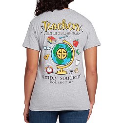 Simply Southern Women's Teachers Graphic T-Shirt