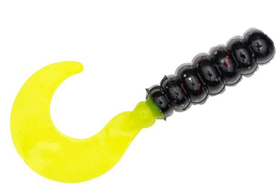 Strike King Mr. Crappie Grub, Black
