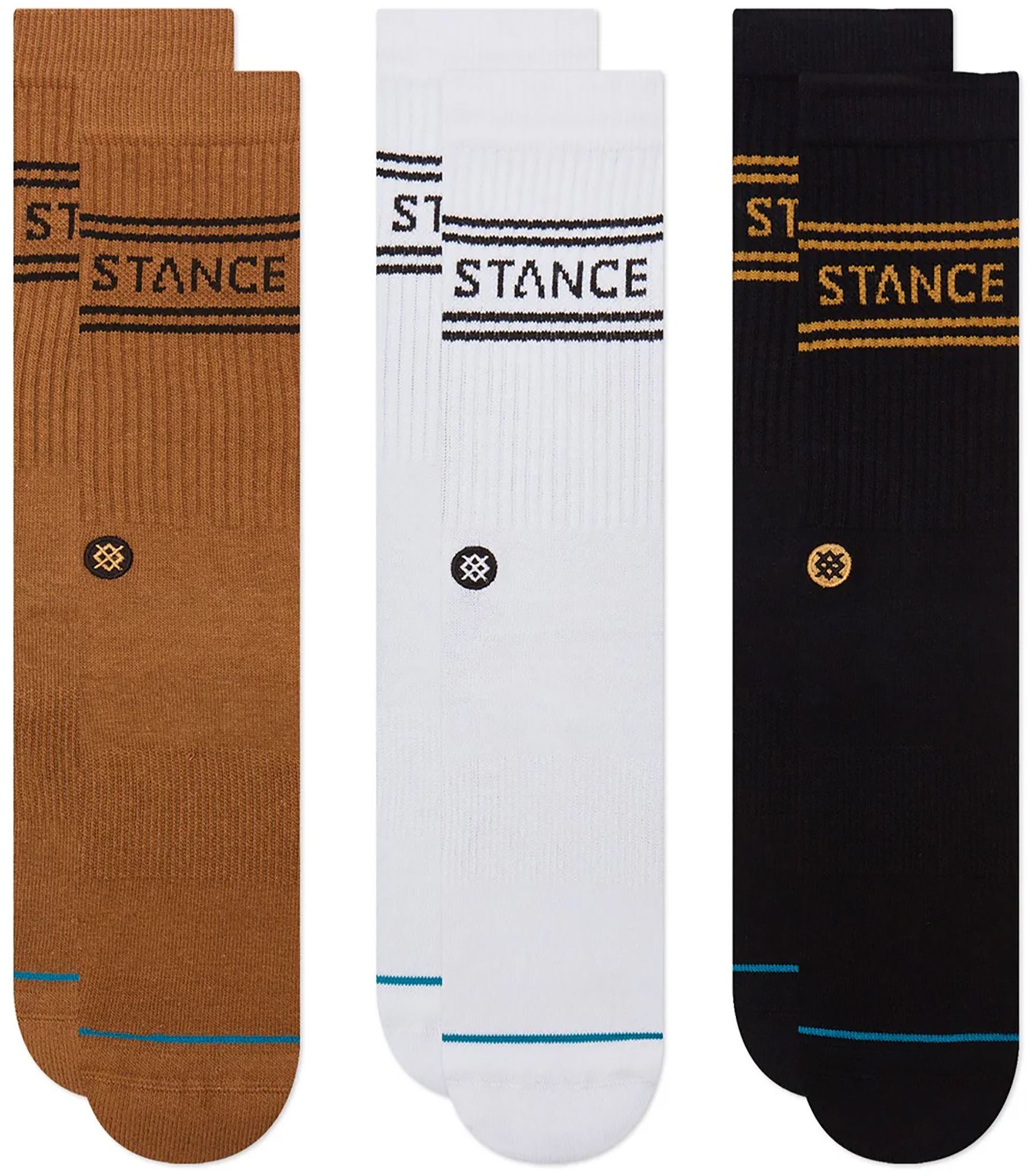 Stance Men's Basic Crew Socks - 3 Pack