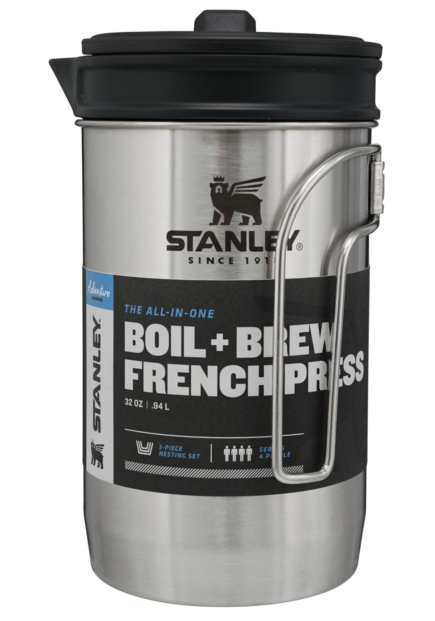 Stanley Stainless Steel Boil & Brew 32 Oz. Coffee Press