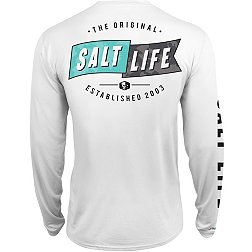 Salt Life Men's Salute Long Sleeve Fishing Shirt