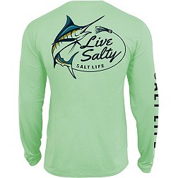 Salt Life Men's Salty Marlin Lure Long Sleeve Fishing Shirt