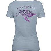 Salt Life Women's Turtle Island V-Neck T-Shirt