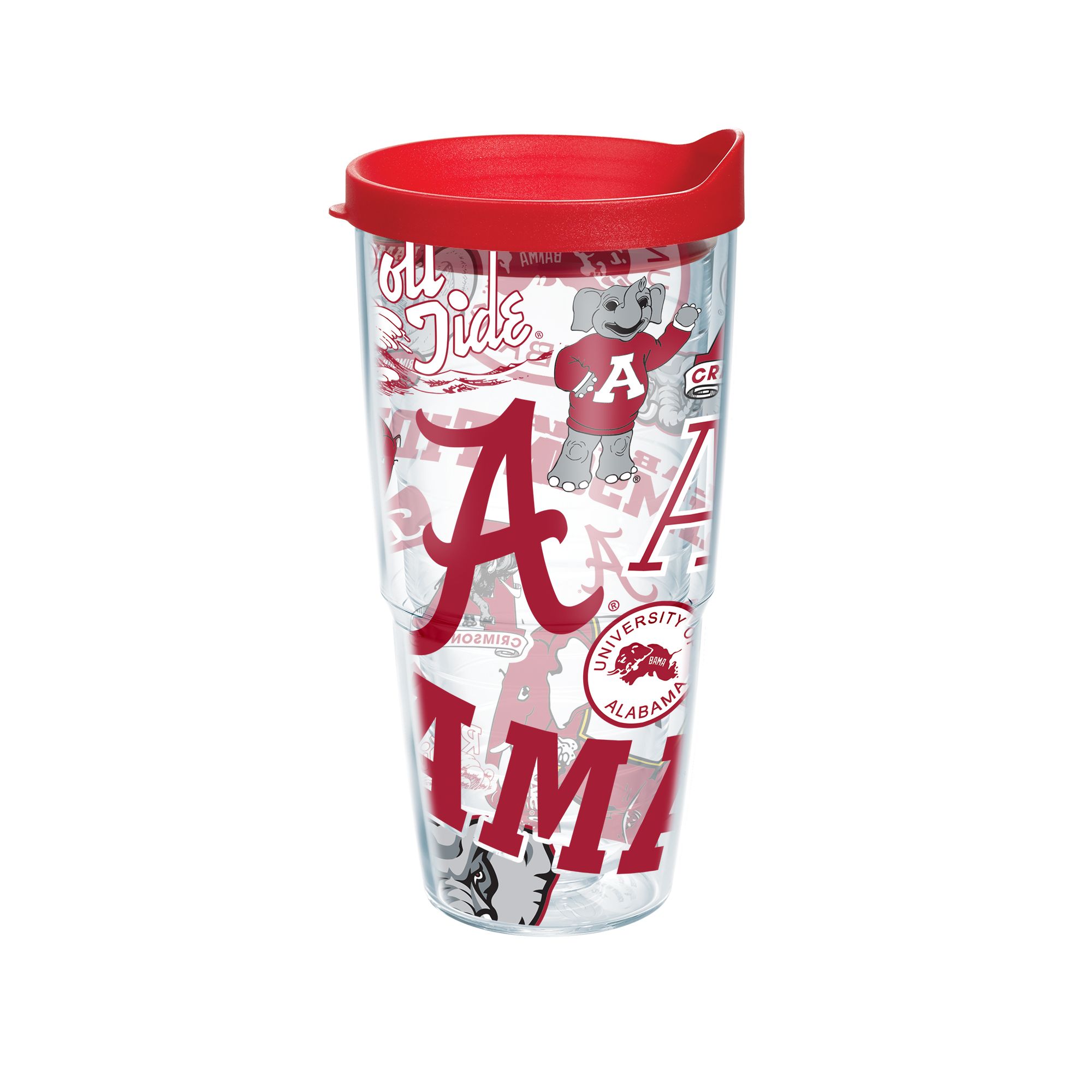 Tervis Alabama Crimson Tide  24 oz. All Over Tumbler