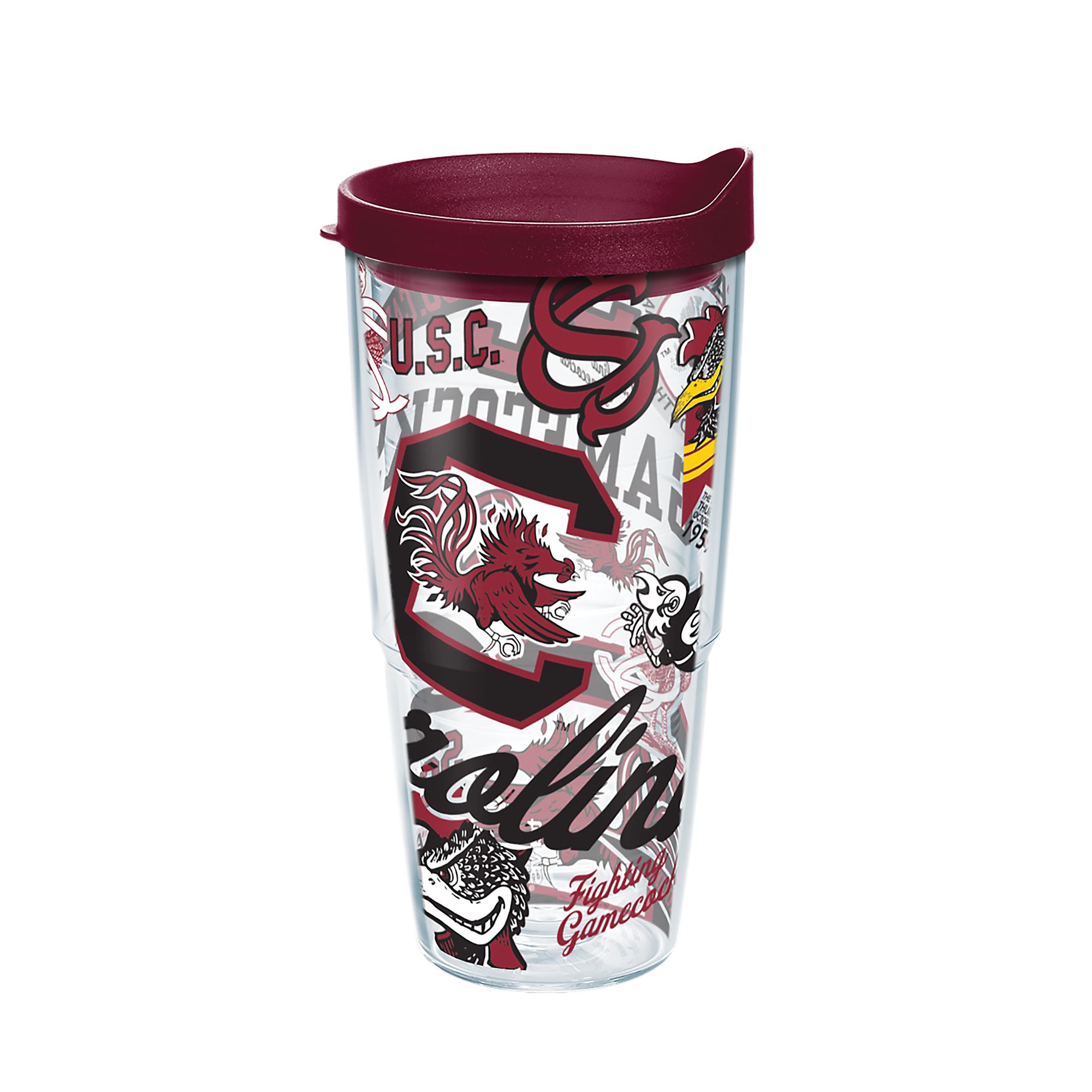 Tervis South Carolina Gamecocks  24 oz. All Over Tumbler