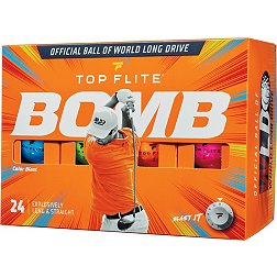 Top Flite 2020 BOMB Color Blast Golf Balls – 24 Pack