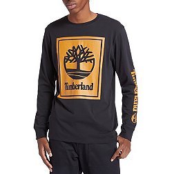 Timberland Men's Stack Logo Long Sleeve T-Shirt