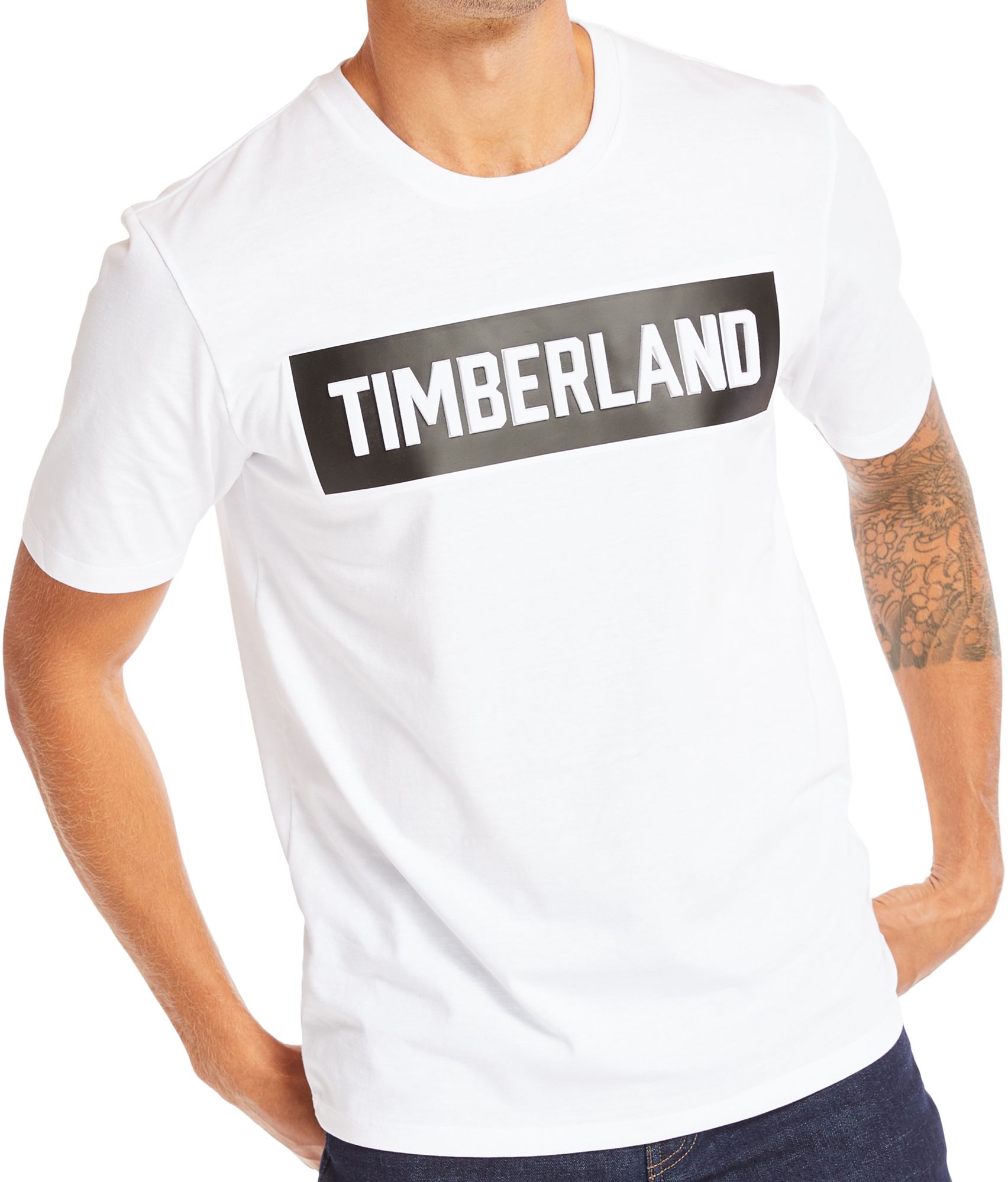 white timberland shirt