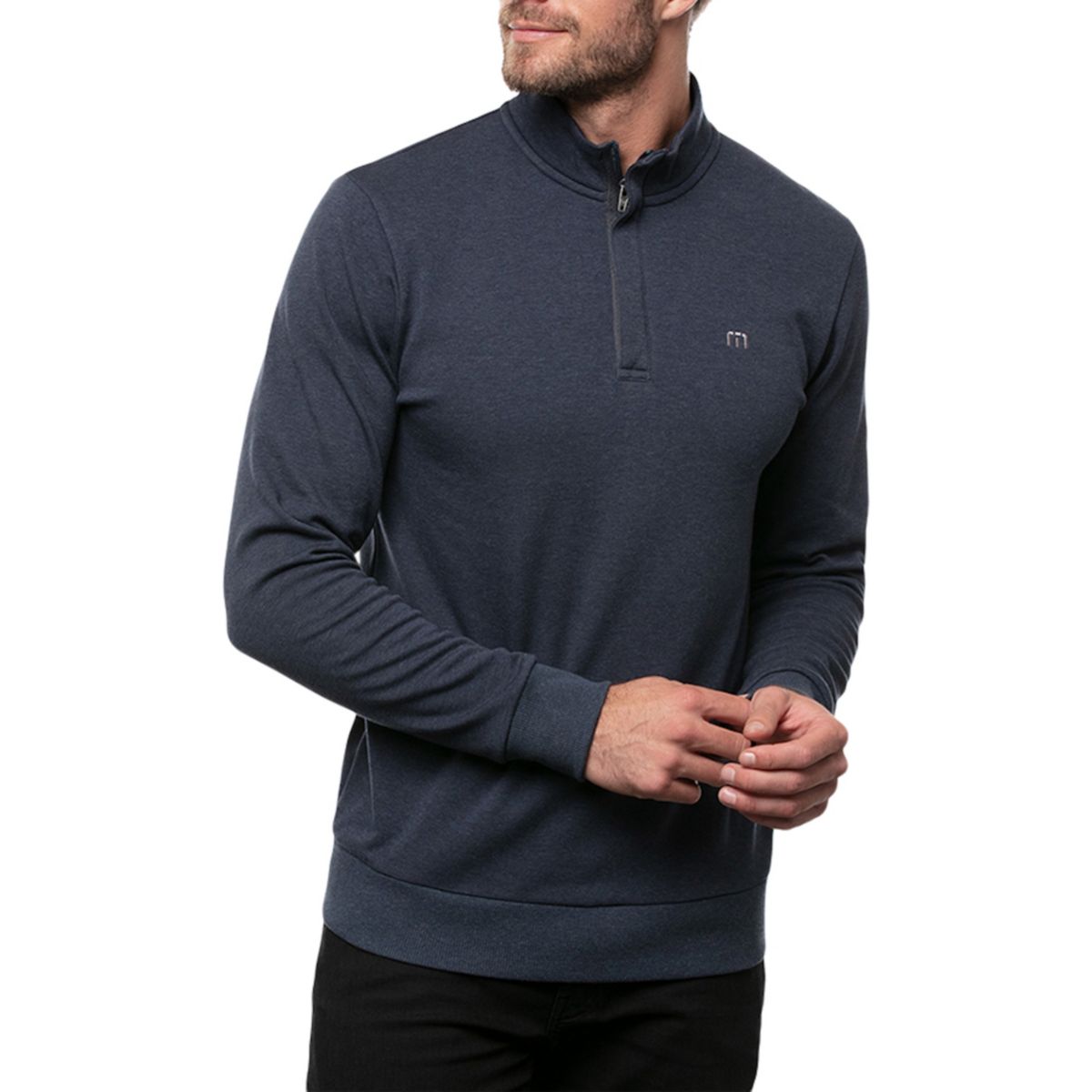 Eastside Golf Men's Long Sleeve Double Knit Golf Crewneck | Golf