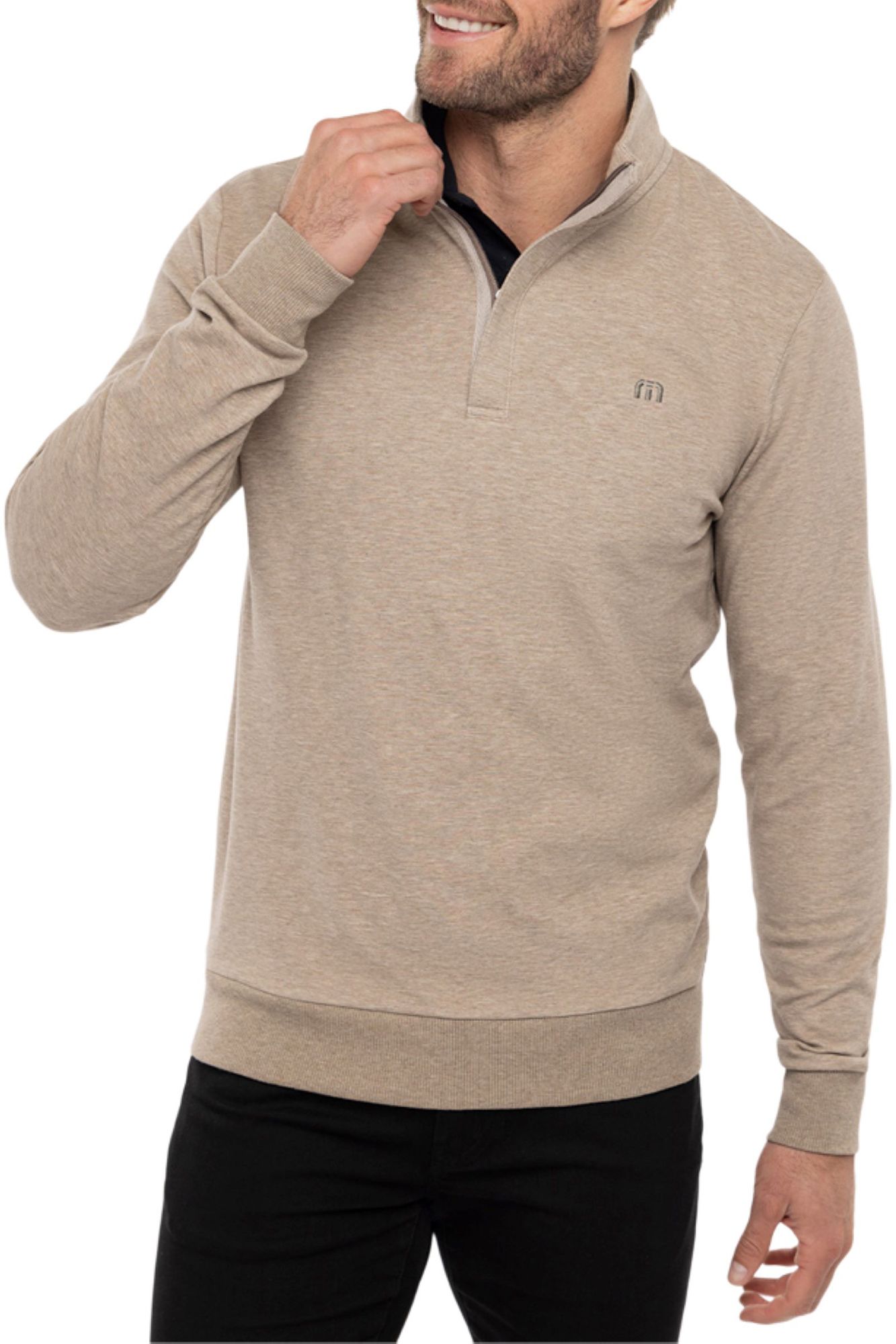 TravisMathew Men's Cloud 2.0 Golf 1/4 Zip