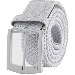 Nike Men's Golf G-Flex Mesh-backed Perforated Belt, White/Maroon CHOOSE  SIZE