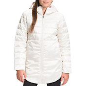 The North Face Girls' Printed Reversible Mossbud Swirl Parka Jacket