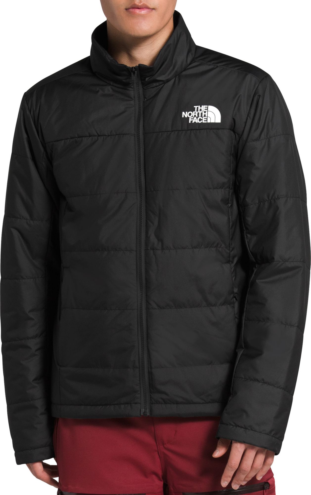 the north face black coat