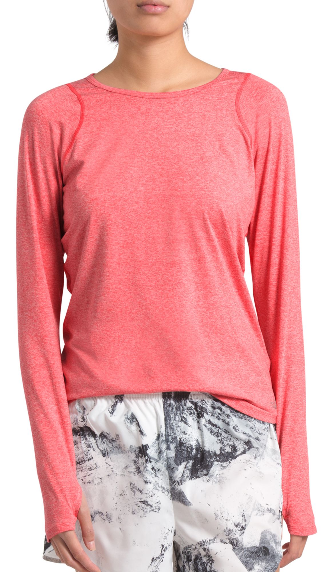 north face women's long sleeve t shirt