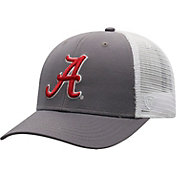 Top of the World Men's Alabama Crimson Tide Grey/White BB Two-Tone Adjustable Hat