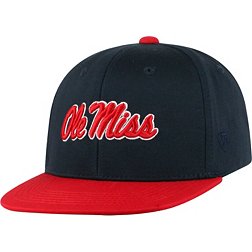 Top of the World Youth Ole Miss Rebels Blue Maverick Adjustable Hat
