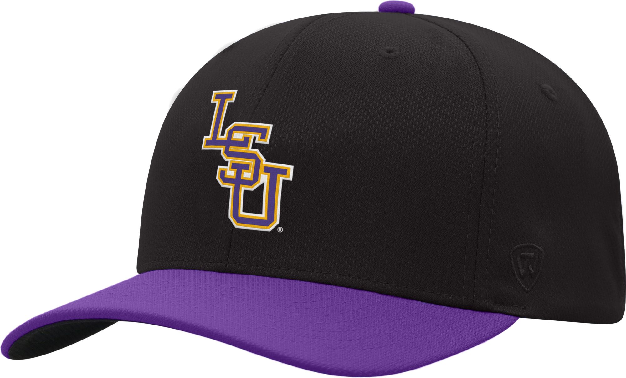 Top of the World Men's LSU Tigers Purple Reflex Two-Tone Fitted Hat