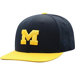 Top of the World Youth Michigan Wolverines Blue Maverick Two-Tone Adjustable Hat
