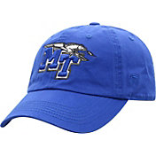 Top of the World Men's Middle Tennessee State Blue Raiders Crew Washed Cotton Adjustable White Hat