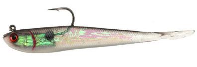 Tsunami Soft Bait Split Tail Minnow Lures, Charcoal