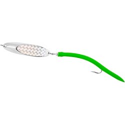 Nungesser 000 Shad Spoon, White Finish with a Green Tip, 2-Pack :  : Home