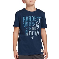 Under Armour Boys' Project Rock Hardest Worker Graphic T-Shirt