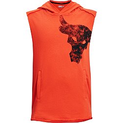 Under Armour Boys' Project Rock Terry Sleeveless Hoodie