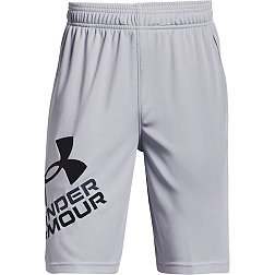 Under Armour Shorts Size YLG/14-16 Navy Loose Fit Shorts USA Stars
