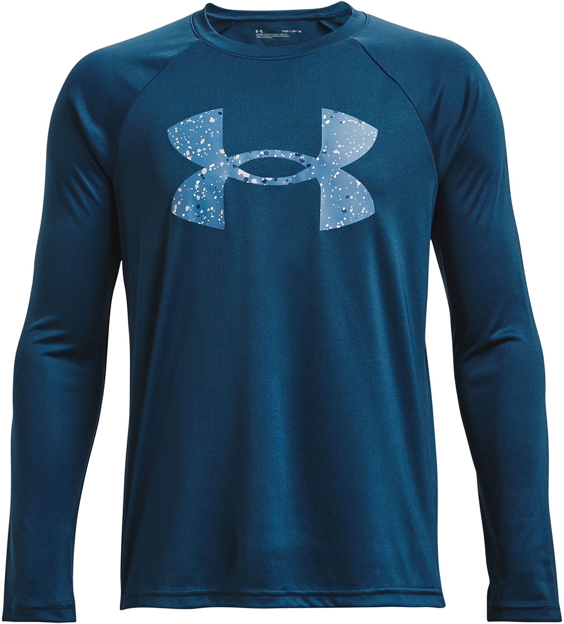 Under Armour Boys' UA Tech Logo Fill Long Sleeve Shirt