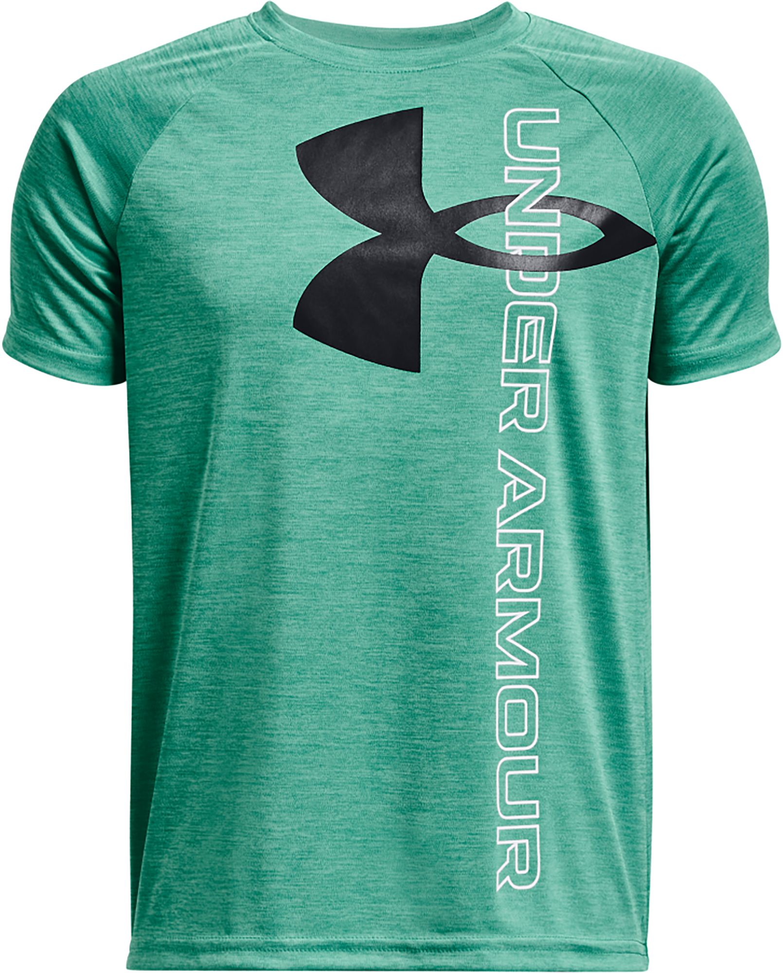 Under Armour Boys' Tech Split Logo Hybrid T-Shirt