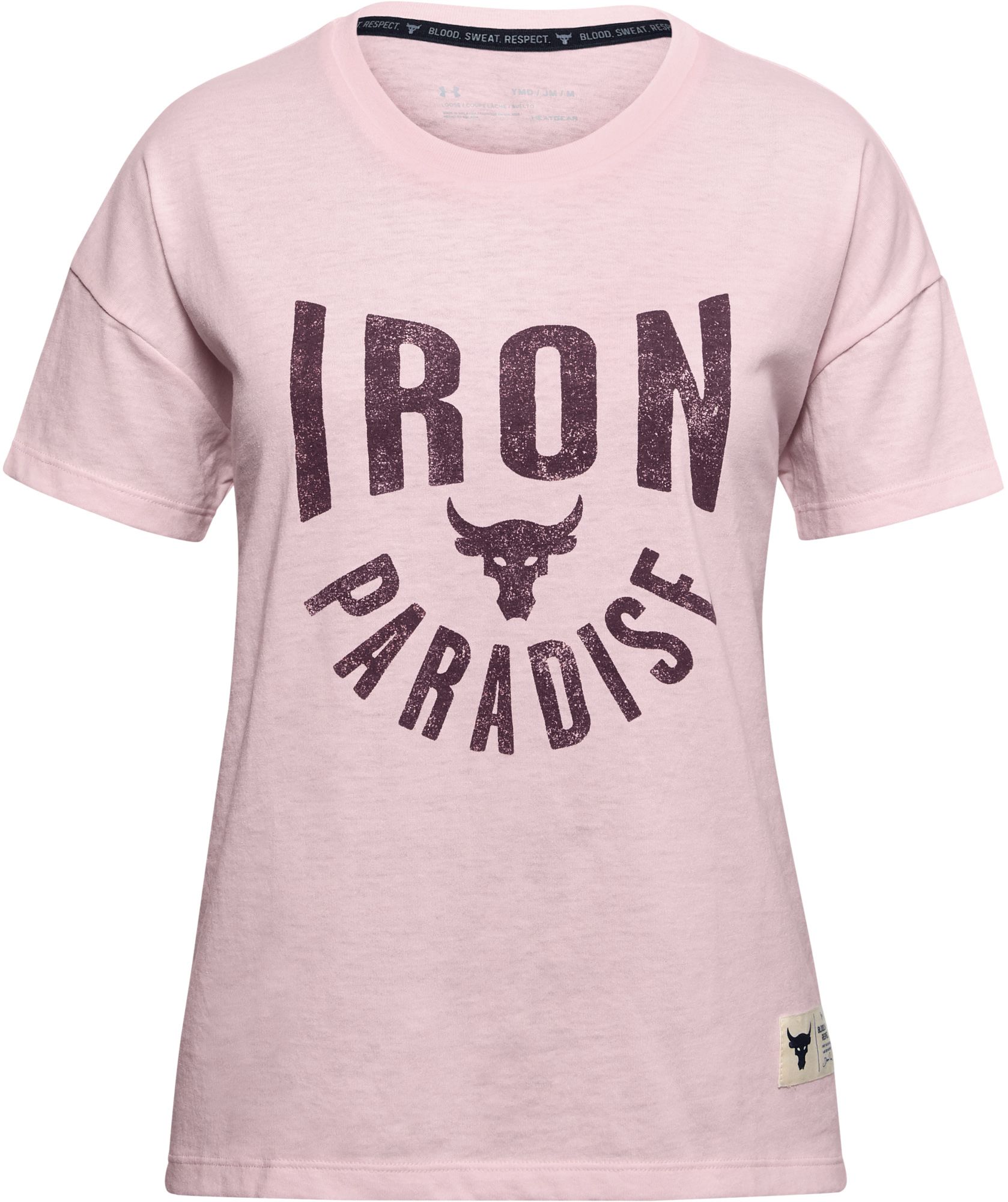 mens pink under armour shirt