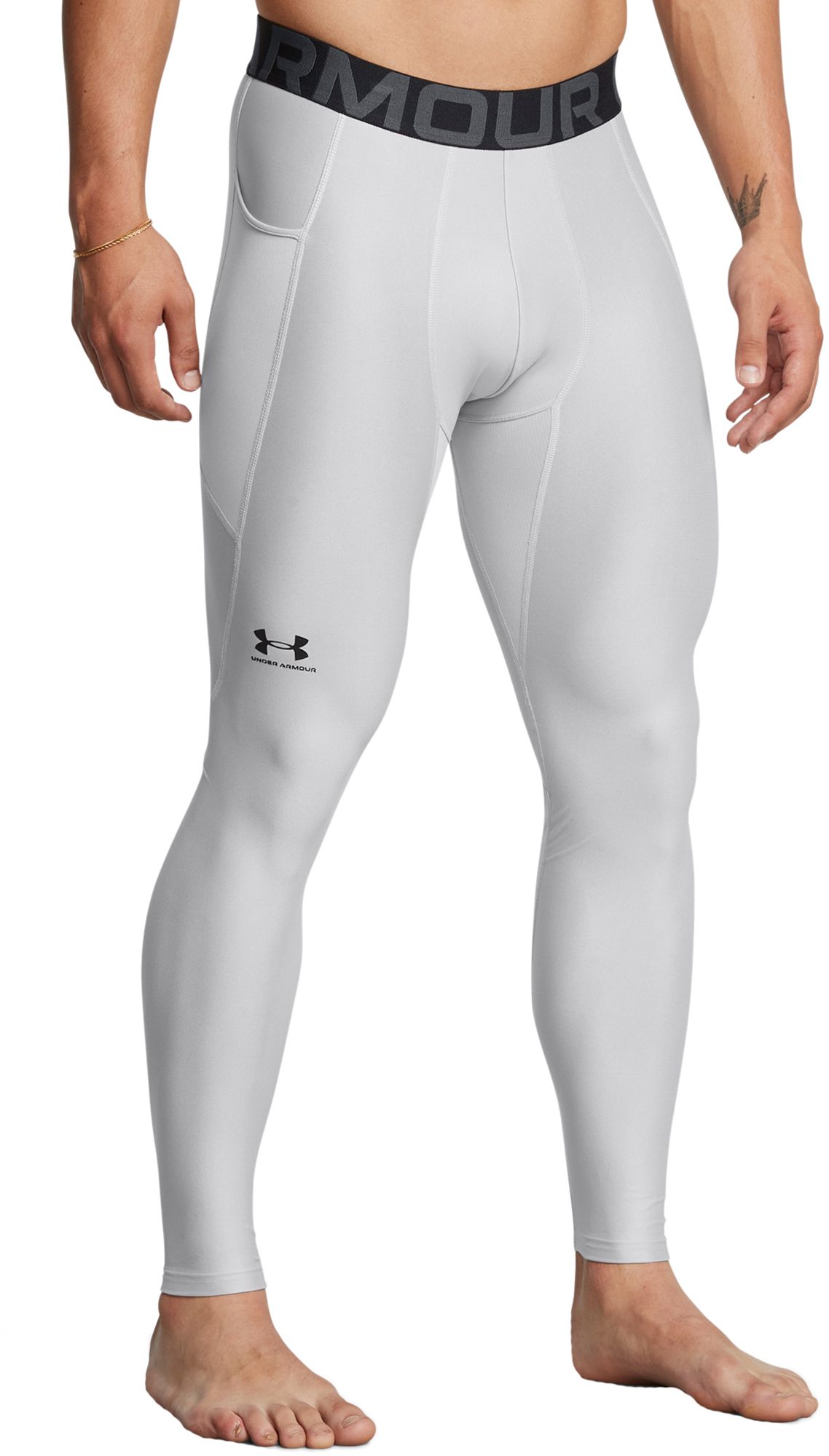 Under Armour Men's HeatGear Armour Leggings Mod Gray/Black thumbnail