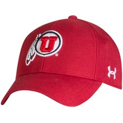 Under Armour Men's Utah Utes Crimson Adjustable Hat