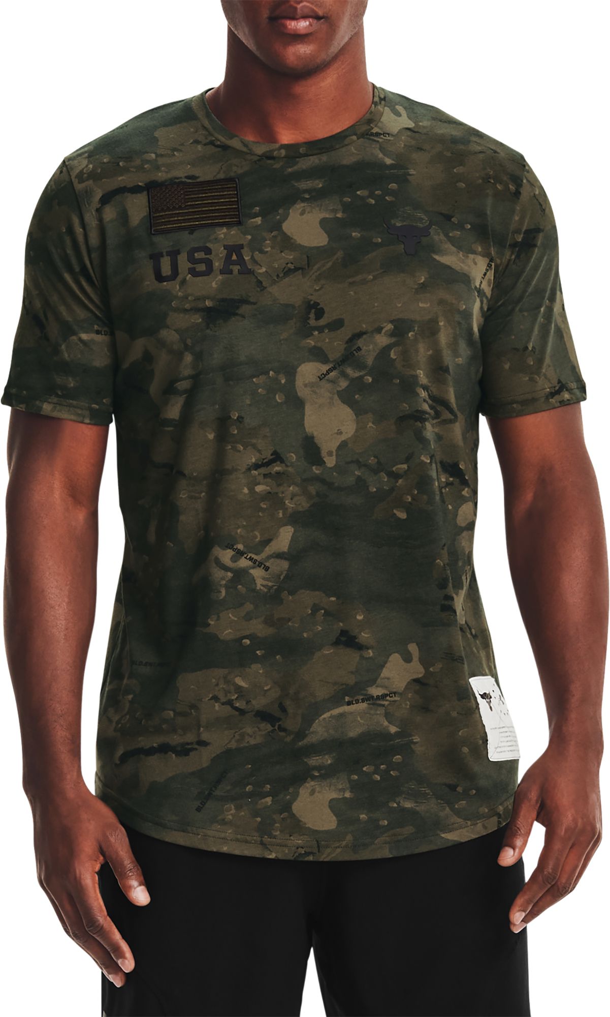 Under Armour Men's Project Rock Veteran's Day Graphic T-Shirt - Multi