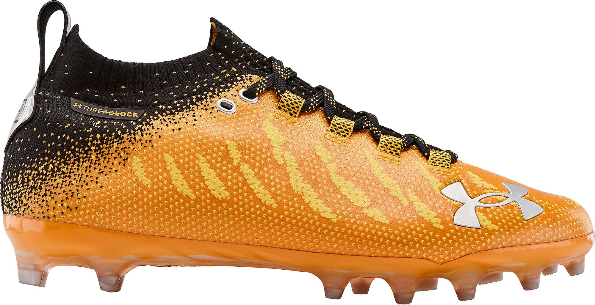yellow suede under armour cleats