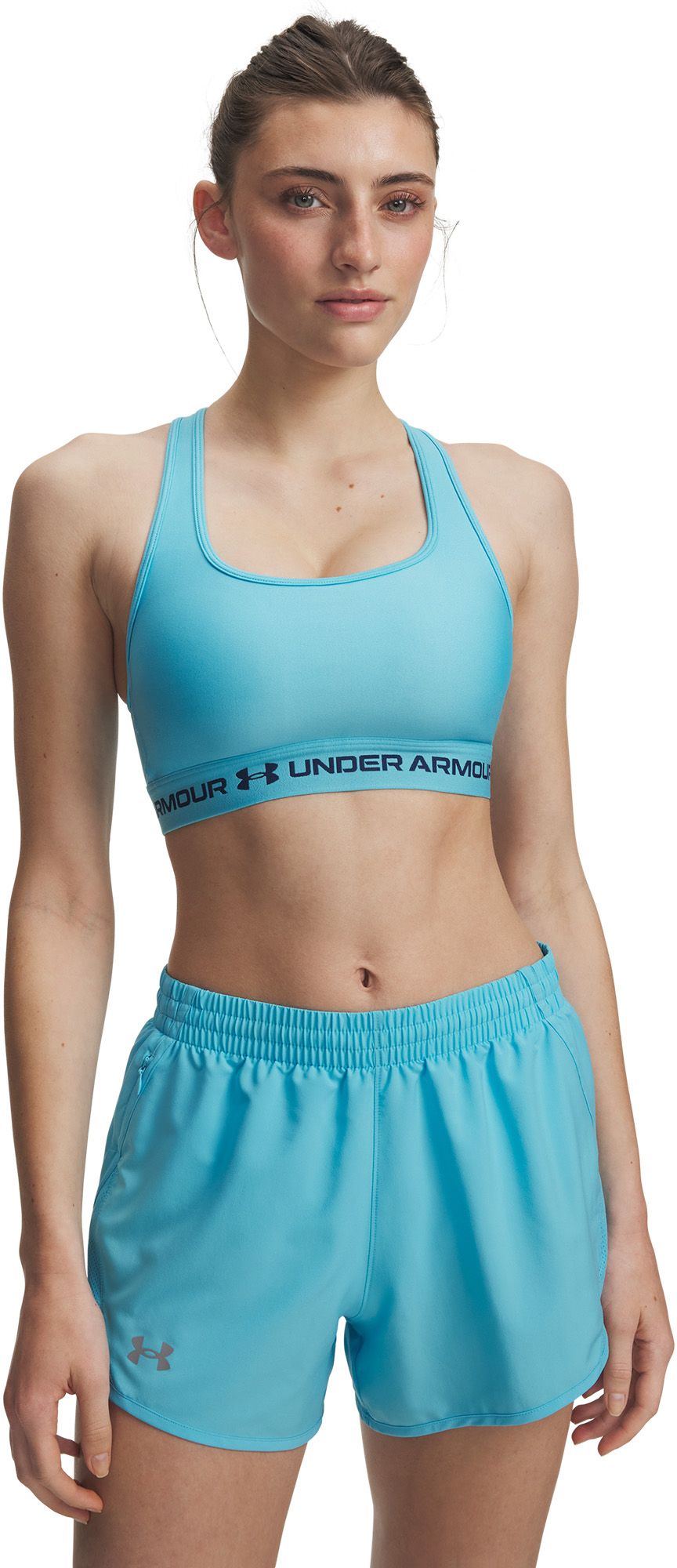Under Armour Women's Mid Crossback Sports Bra