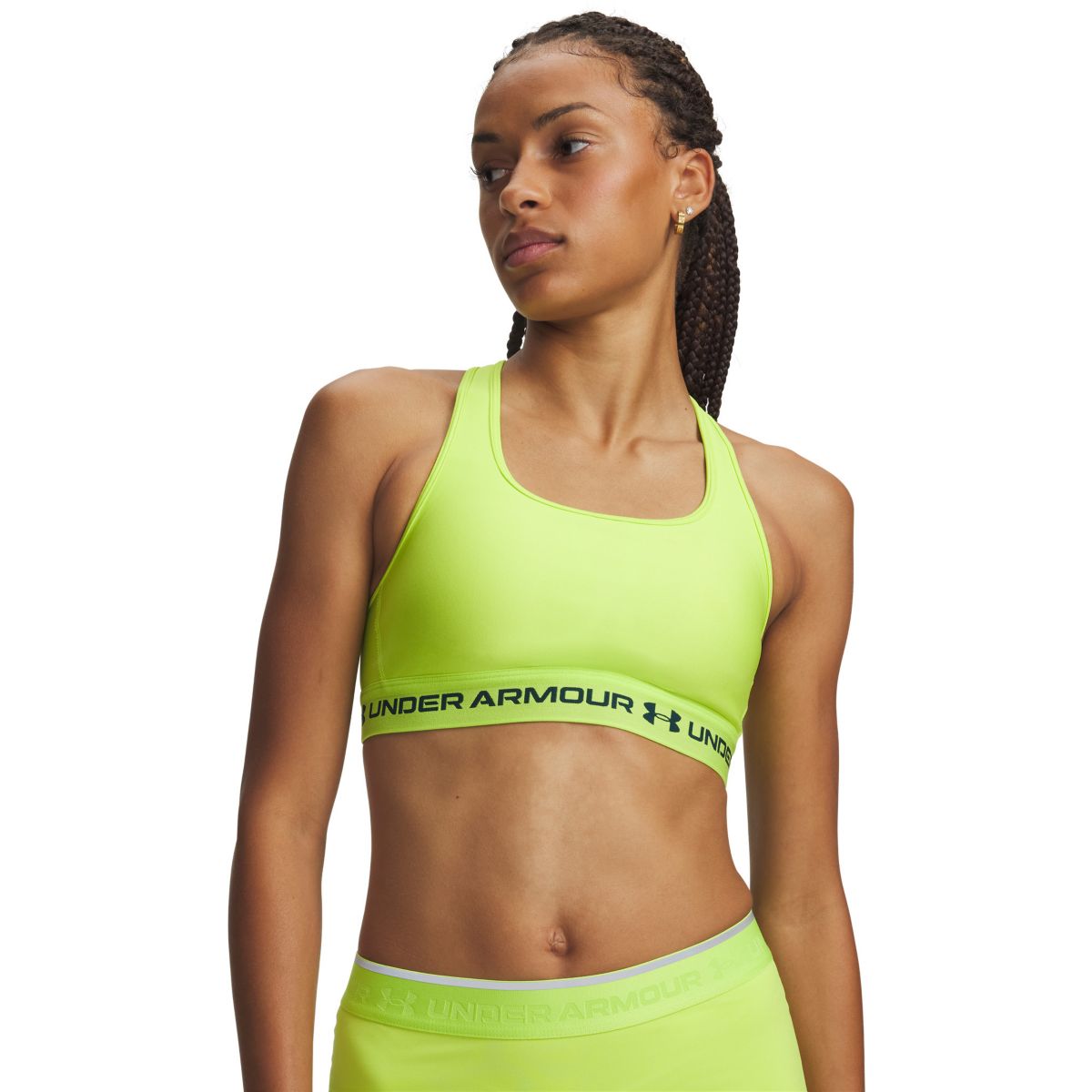 Under Armour Women's Mid Crossback Sports Bra