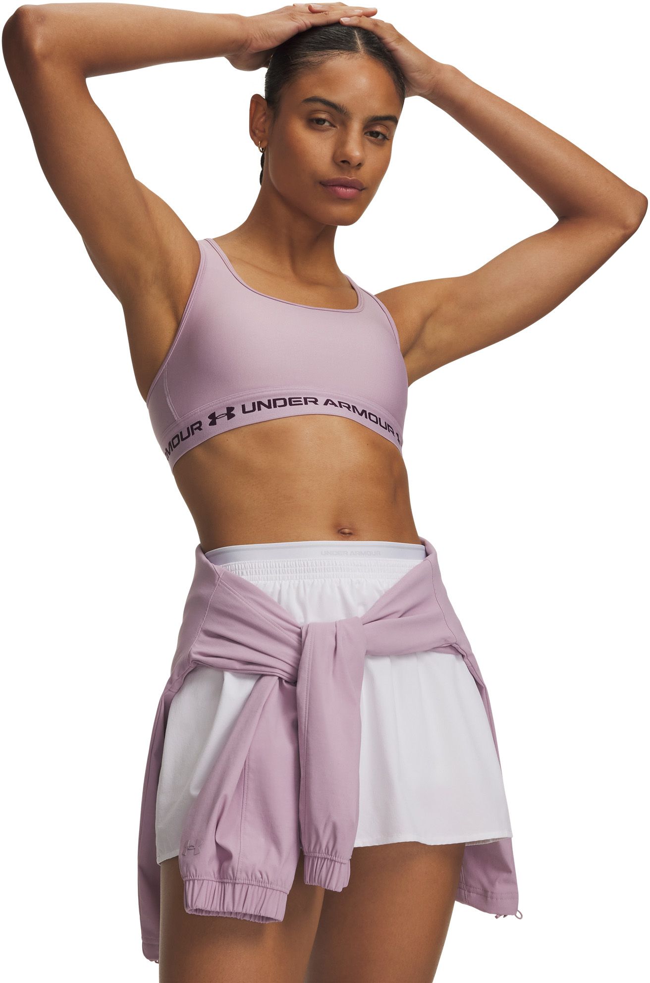 Under Armour Women's Mid Crossback Sports Bra