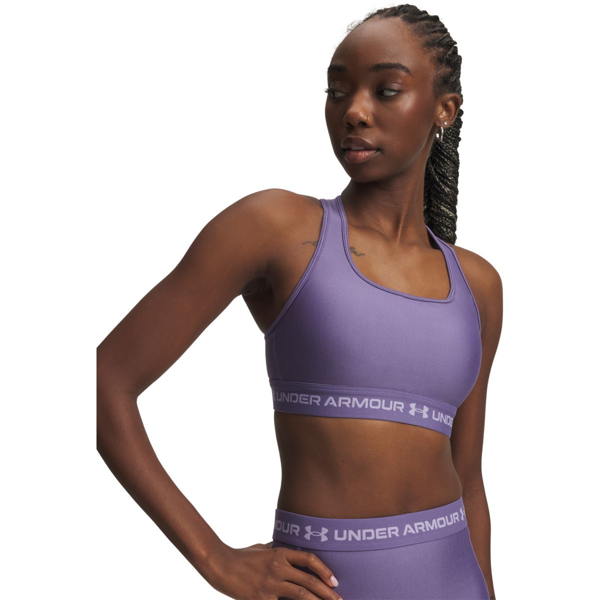 Under Armour Women's Mid Crossback Sports Bra