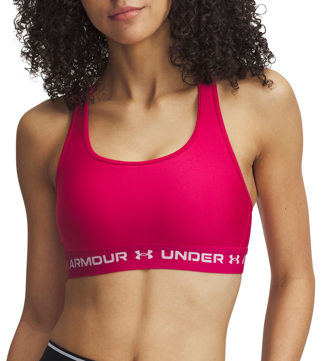 Under Armour Women's Mid Crossback Sports Bra
