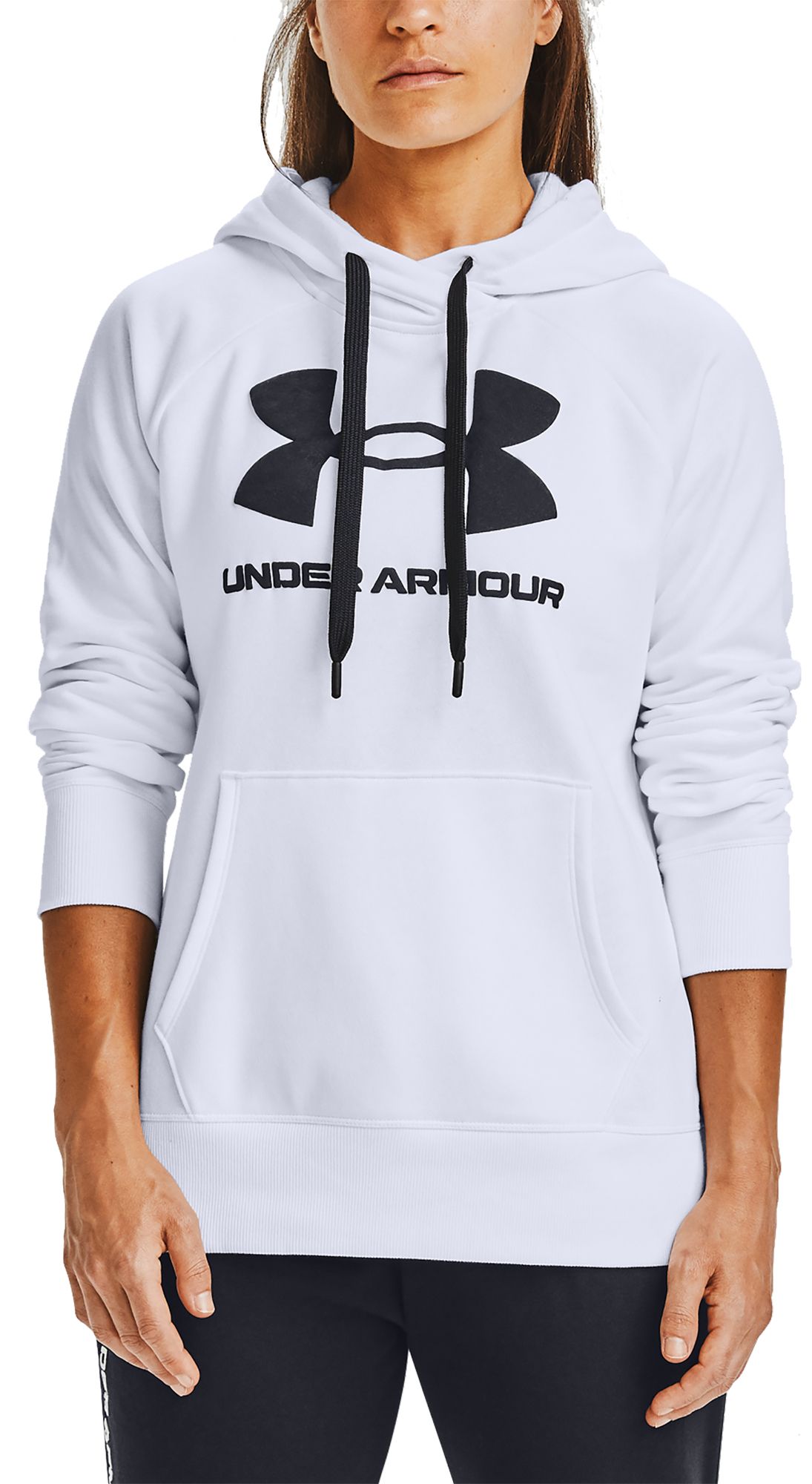 Under Armour Women's Rival Fleece Logo Pullover Hoodie
