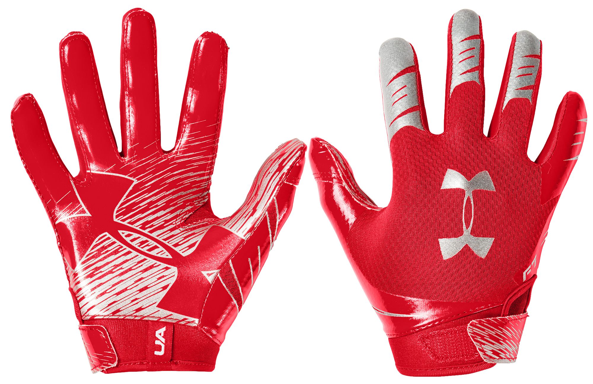 under armour gloves red