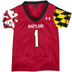 Under Armour Toddler Maryland Terrapins #1 Red Replica Football Jersey