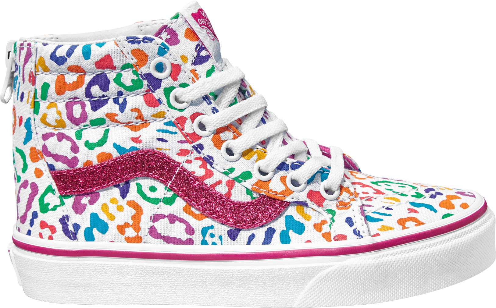 rainbow leopard print vans