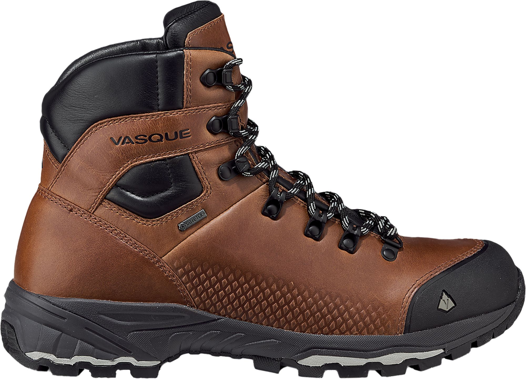 Photos - Trekking Shoes Vasque Men's St. Elias FG GTX Hiking Boots, Size 8, Cognac 20VASMSTLSFGGTX 