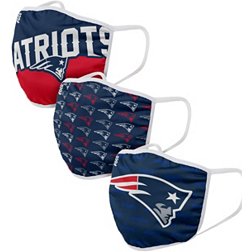 FOCO Adult New England Patriots 3-Pack Face Coverings